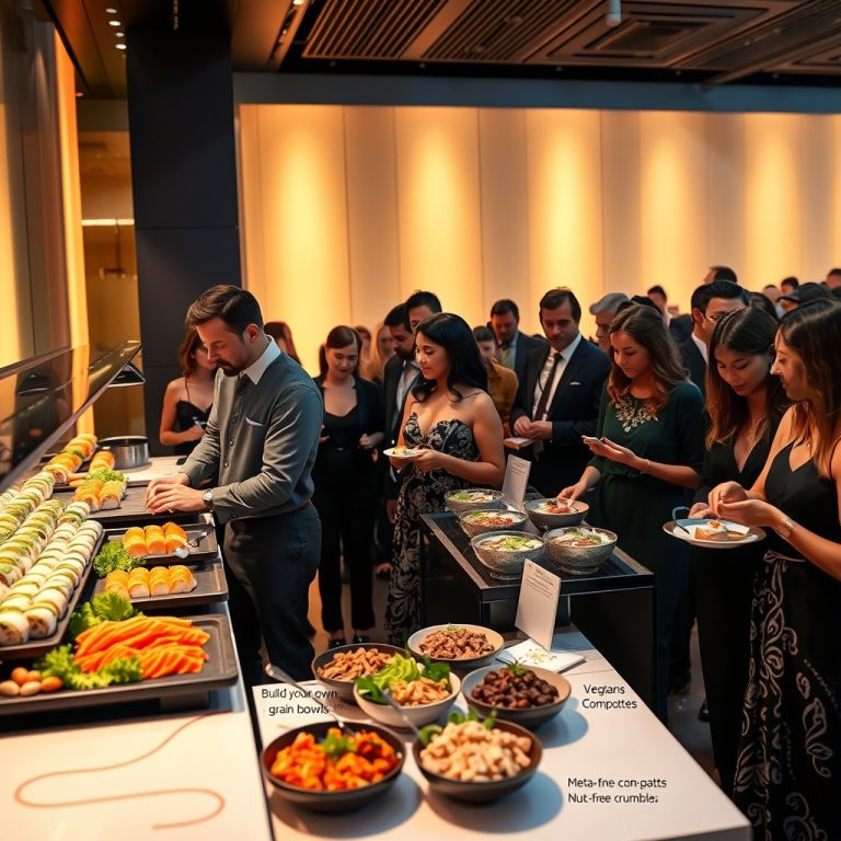 The Future of Feasting: How Interactive Food Stations and Nutritional Customization Are Redefining Event Dining
