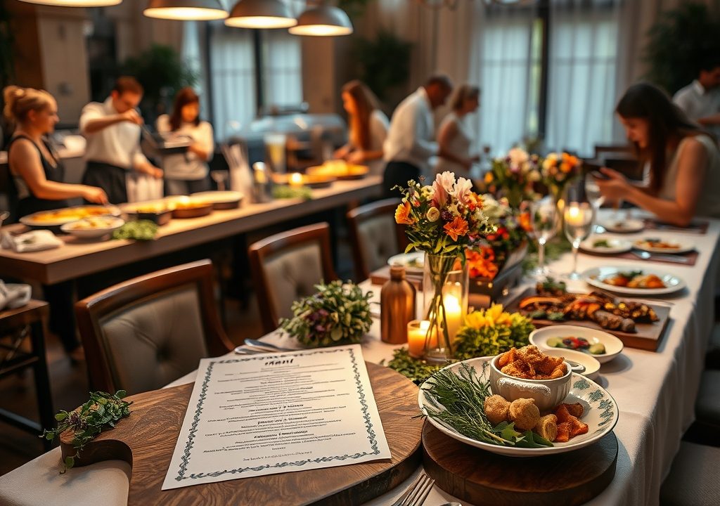 Elevating Event Dining: The Art of Thematic Culinary Design and Interactive Food Stations